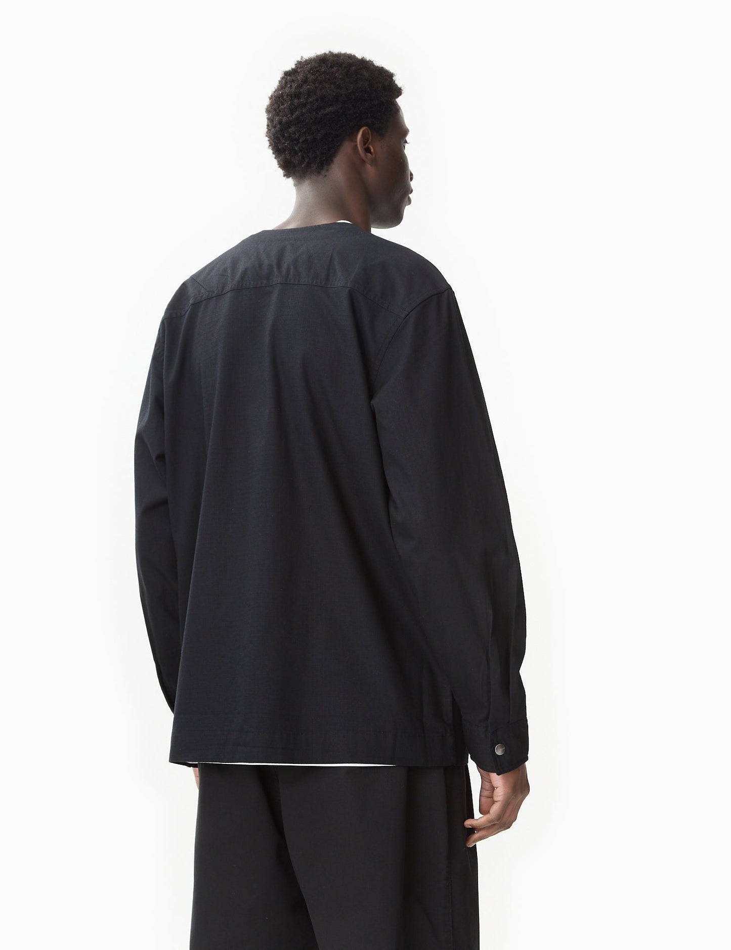 Elroy Overshirt – Schwarz