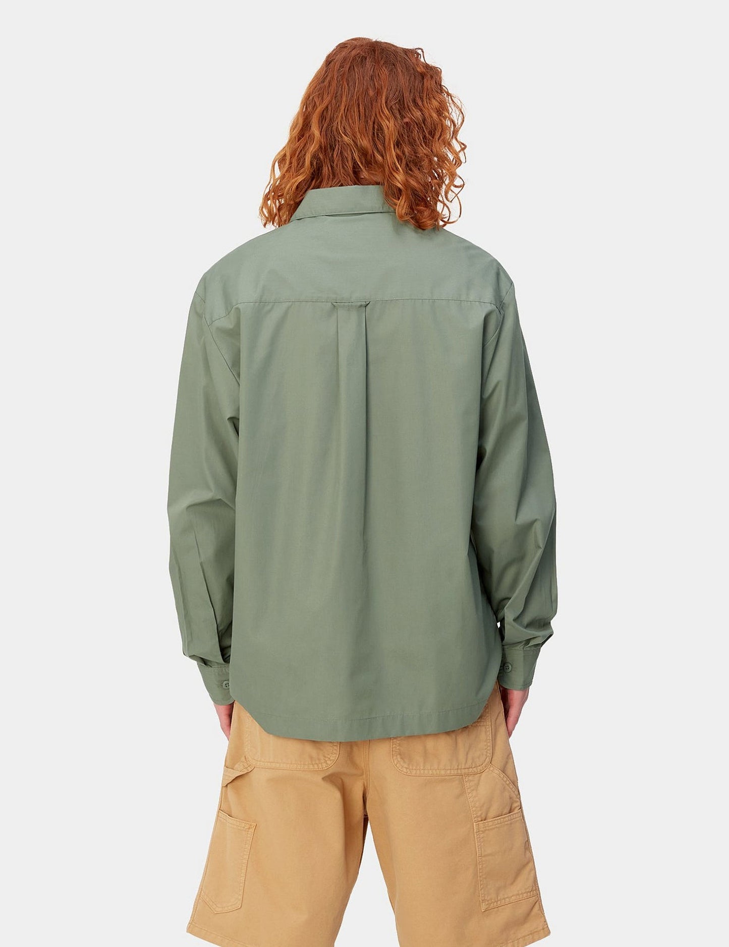 Chemise artisanale manches longues - Vert forêt