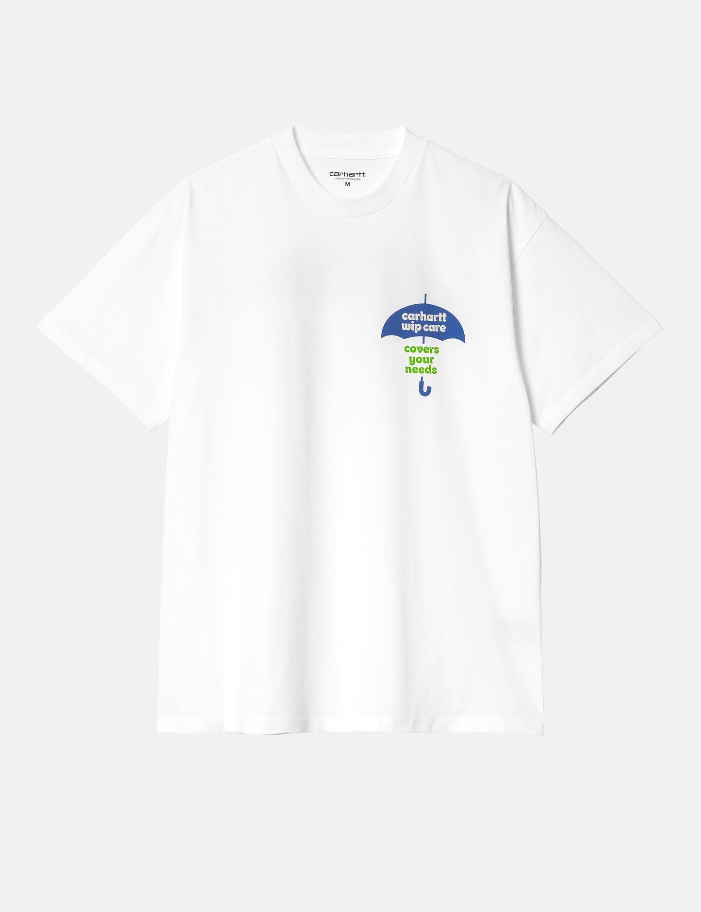 Cover-T-Shirt (locker sitzend) – Weiß