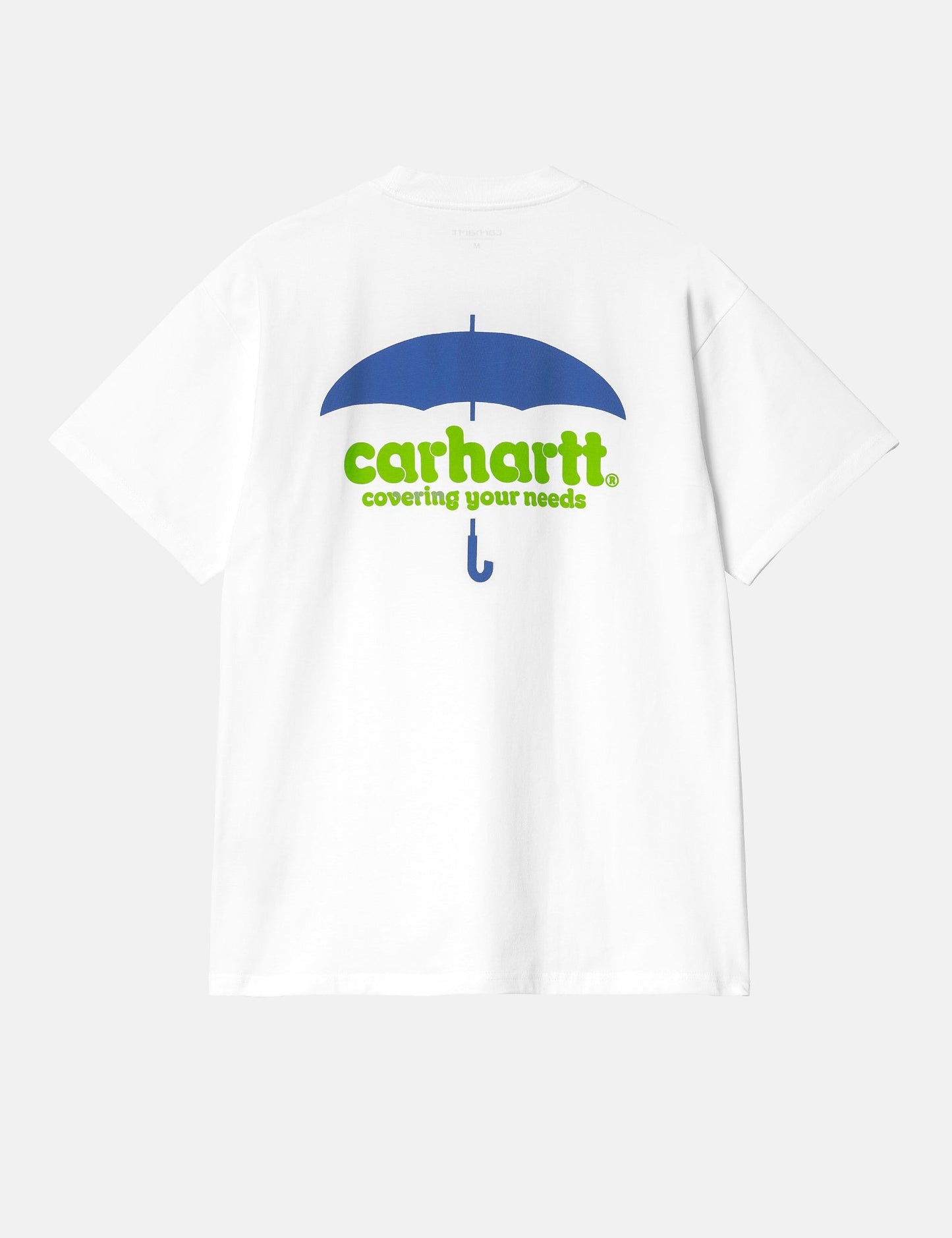 Cover-T-Shirt (locker sitzend) – Weiß