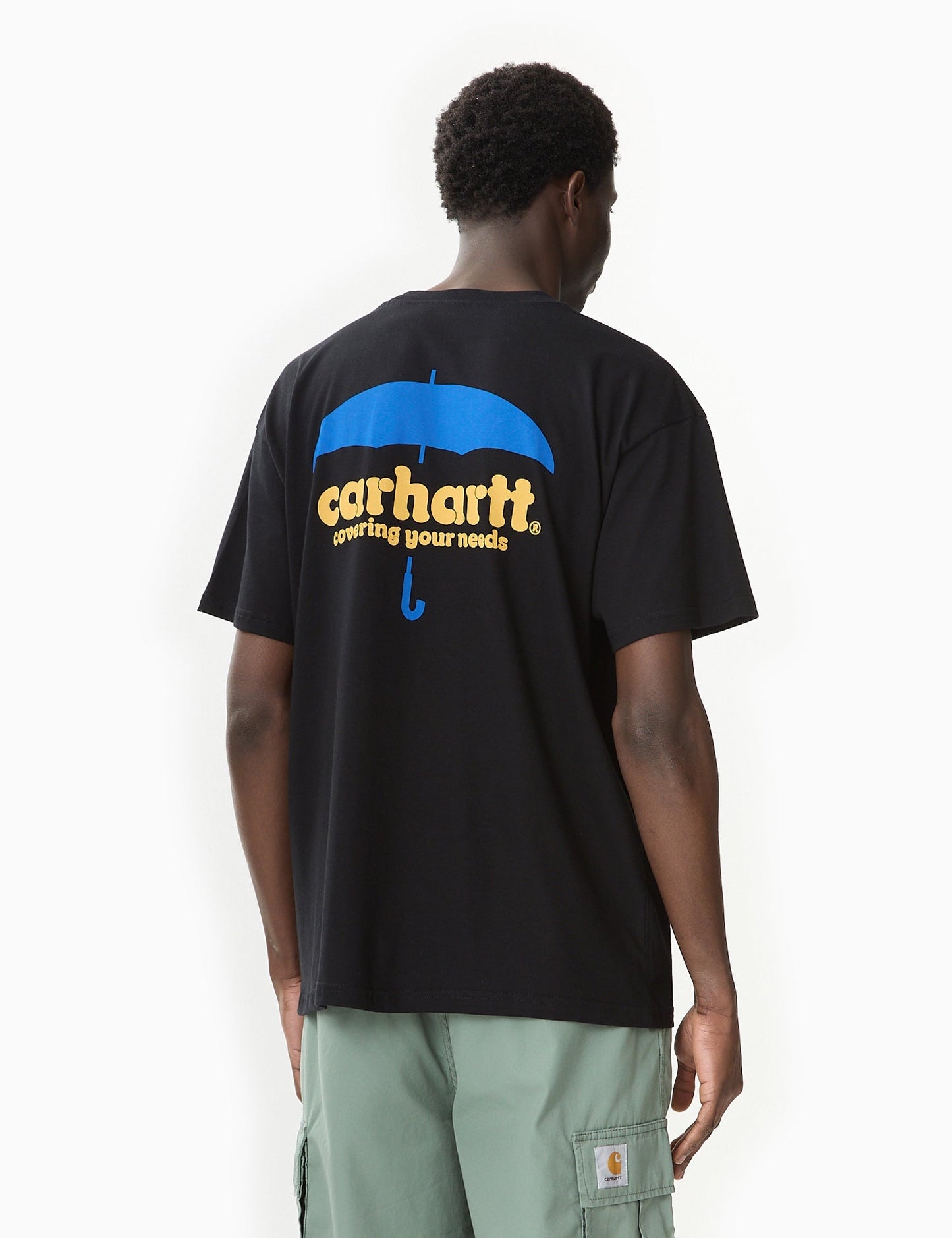 Cover-T-Shirt (locker sitzend) – Weiß