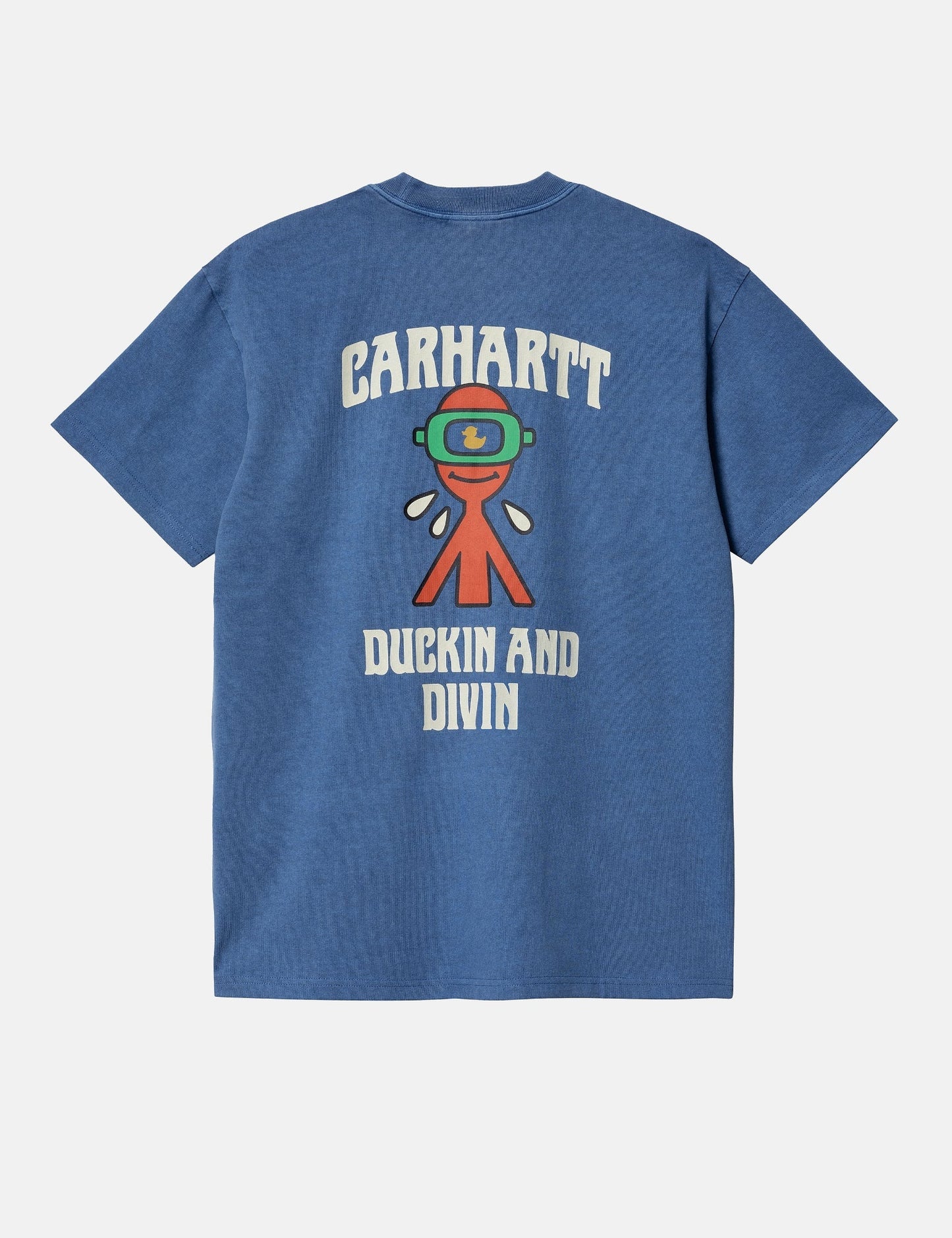 Duckin' T-Shirt (Locker geschnitten) - Acapulco Blue