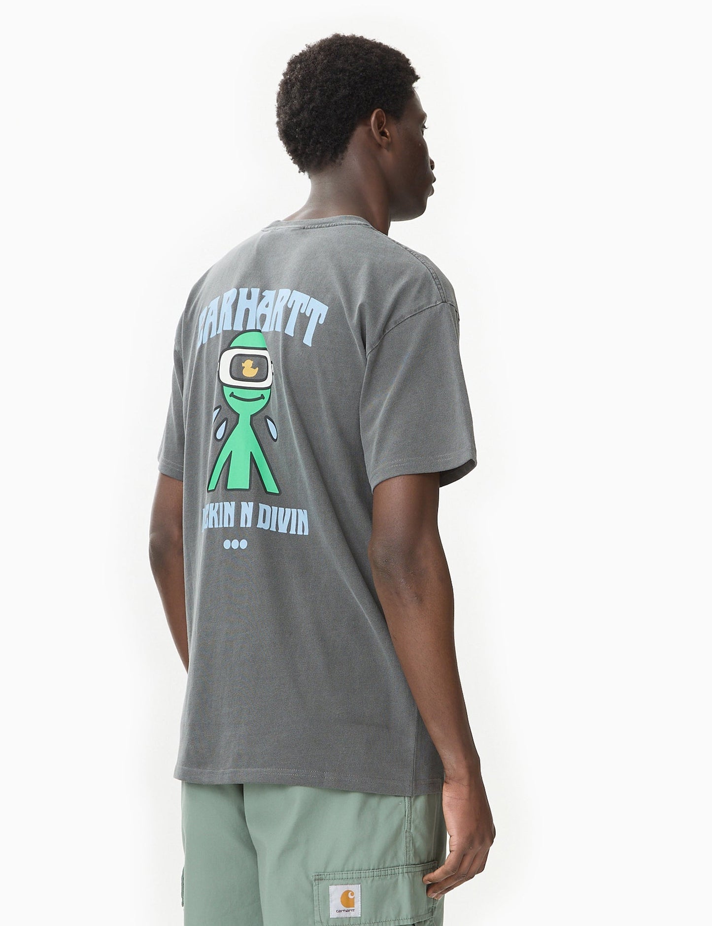 Duckin' T-Shirt (Locker geschnitten) - Acapulco Blue