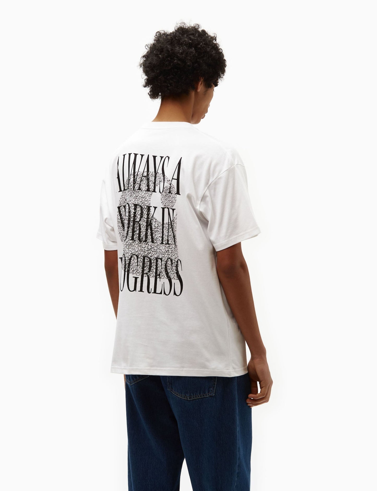 Always a WIP T-Shirt (locker sitzend) - Sonic Silver Grey