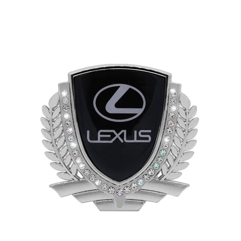 Heißer Verkauf 🎉50 % RABATT🎉3D Weizenohr Diamant Metall Kreativer Autoaufkleber