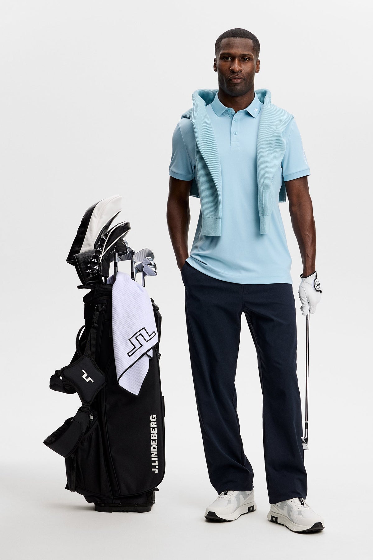 Tour Tech Slim Fit Polo / Forget-Me-Not