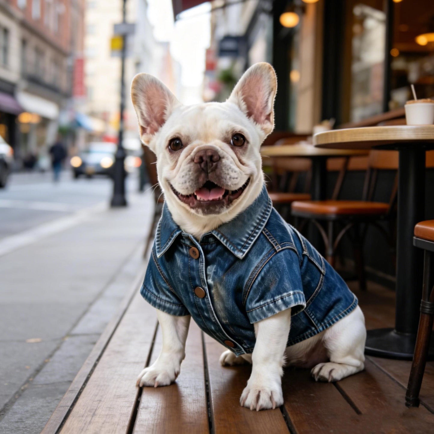 Personalized Embroidered Name Pet Birthday Denim Jacket  | inCloth68
