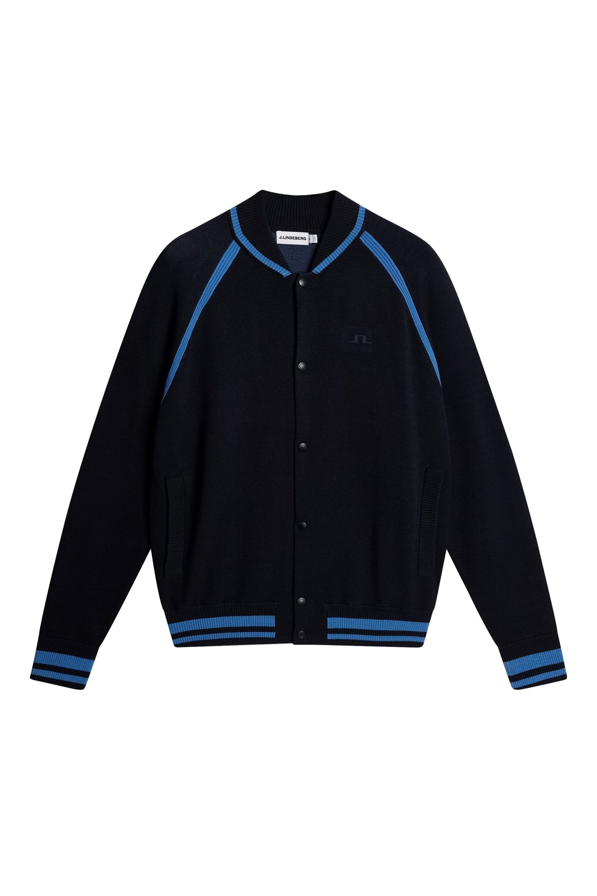 Stanley Jacquard Knit Bomber / Navy