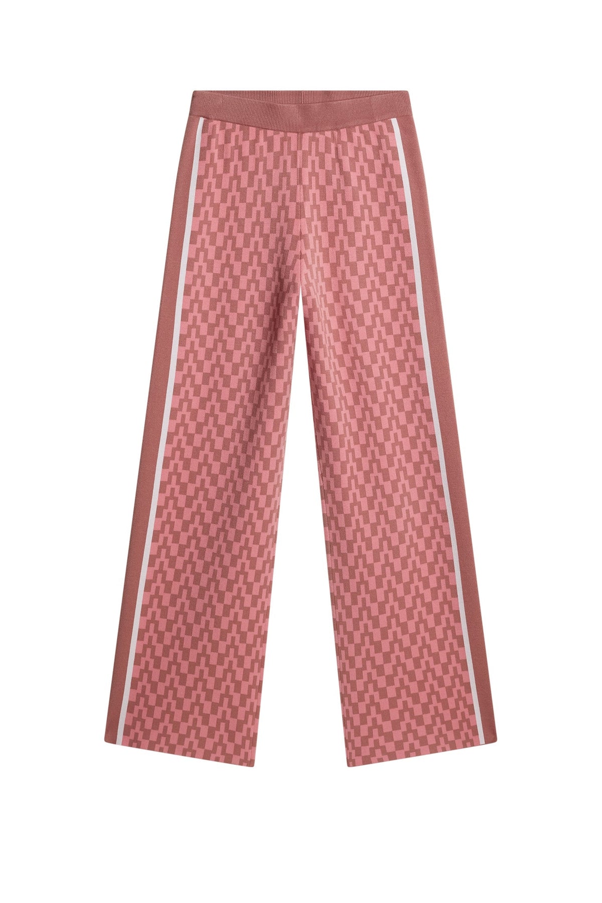 Kera Knitted Jacquard Pant / Bridge Stack Rose M
