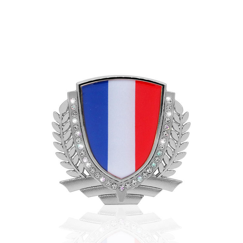 Heißer Verkauf 🎉50 % RABATT🎉3D Weizenohr Diamant Metall Kreativer Autoaufkleber