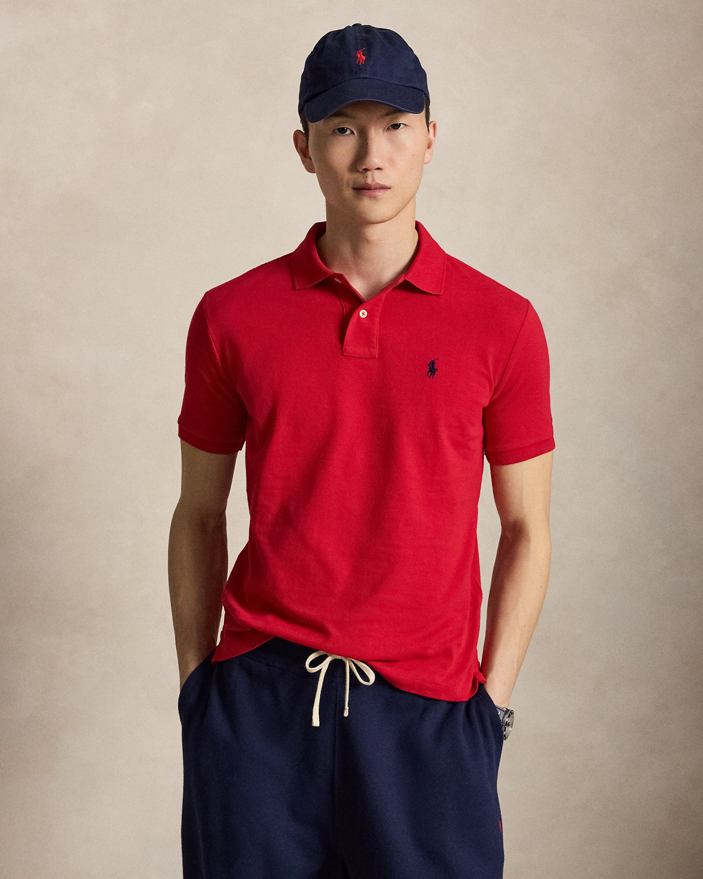 The Iconic Custom Slim Fit Mesh Polo