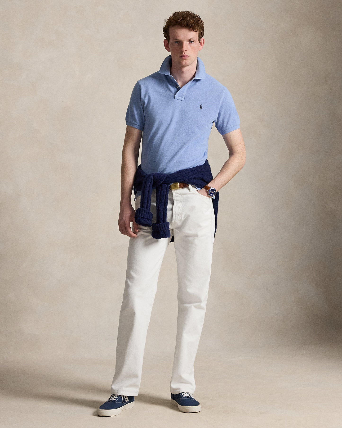 The Iconic Custom Slim Fit Mesh Polo