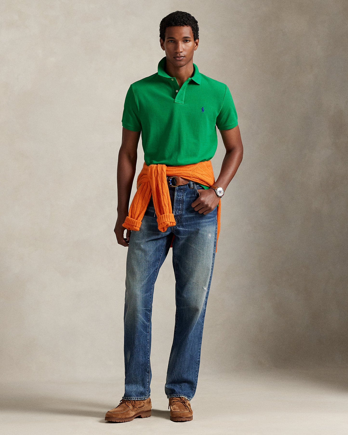 The Iconic Custom Slim Fit Mesh Polo