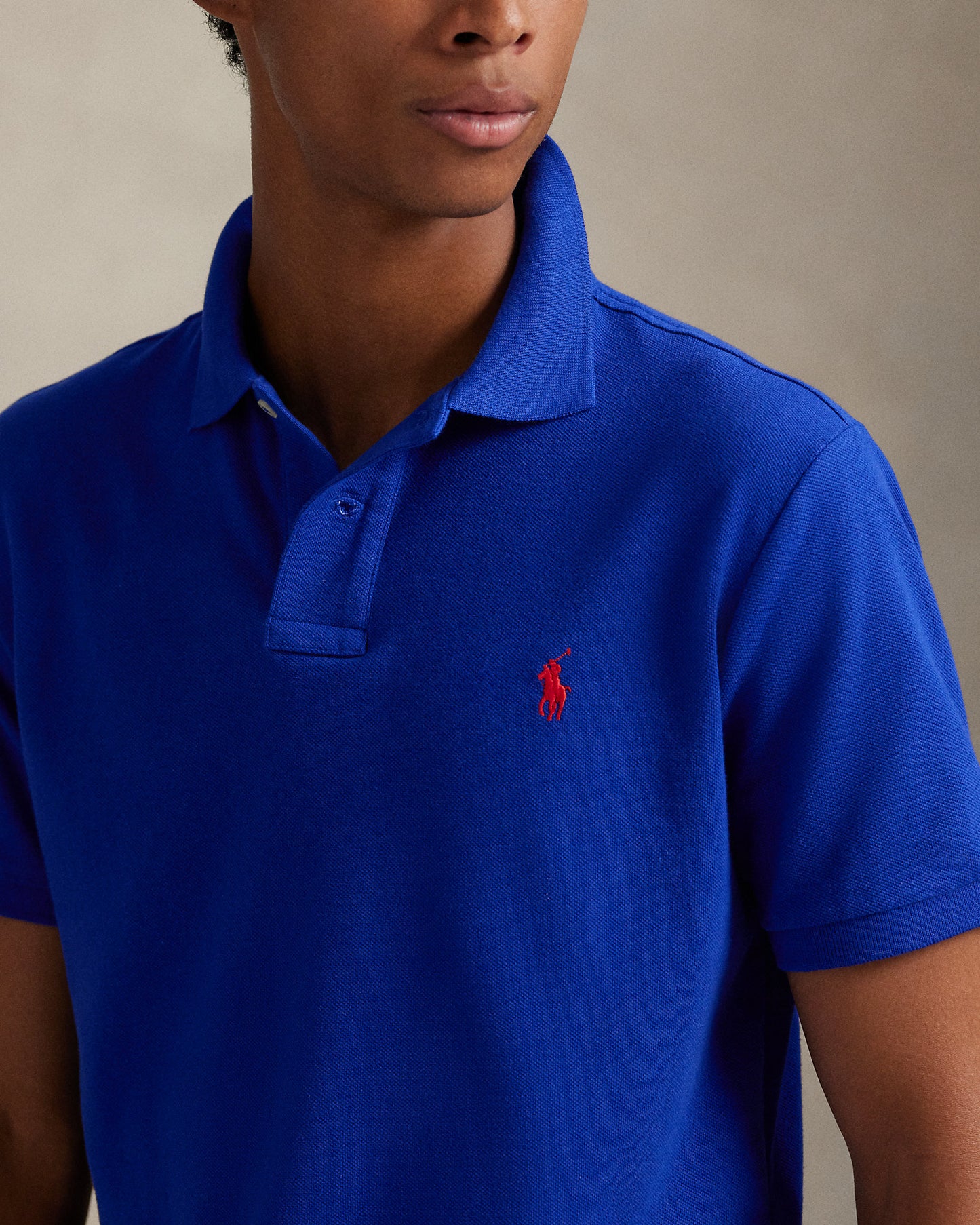 The Iconic Custom Slim Fit Mesh Polo