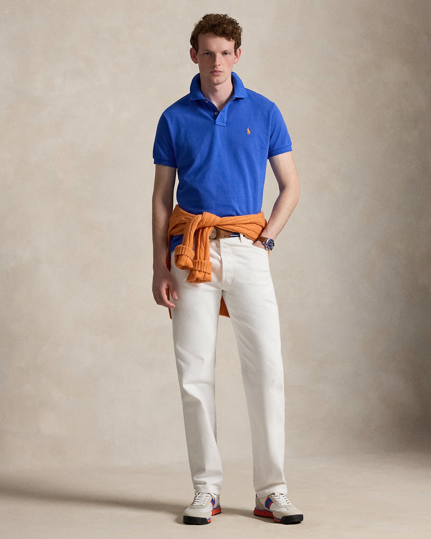 The Iconic Custom Slim Fit Mesh Polo