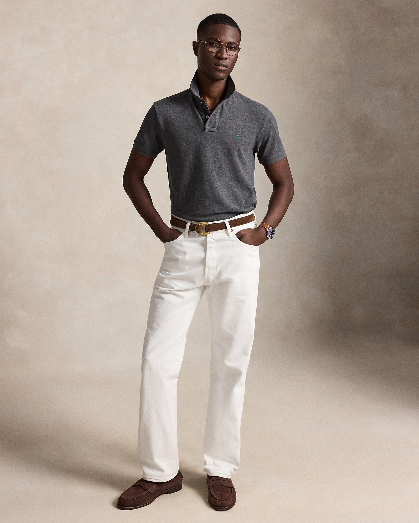 The Iconic Custom Slim Fit Mesh Polo