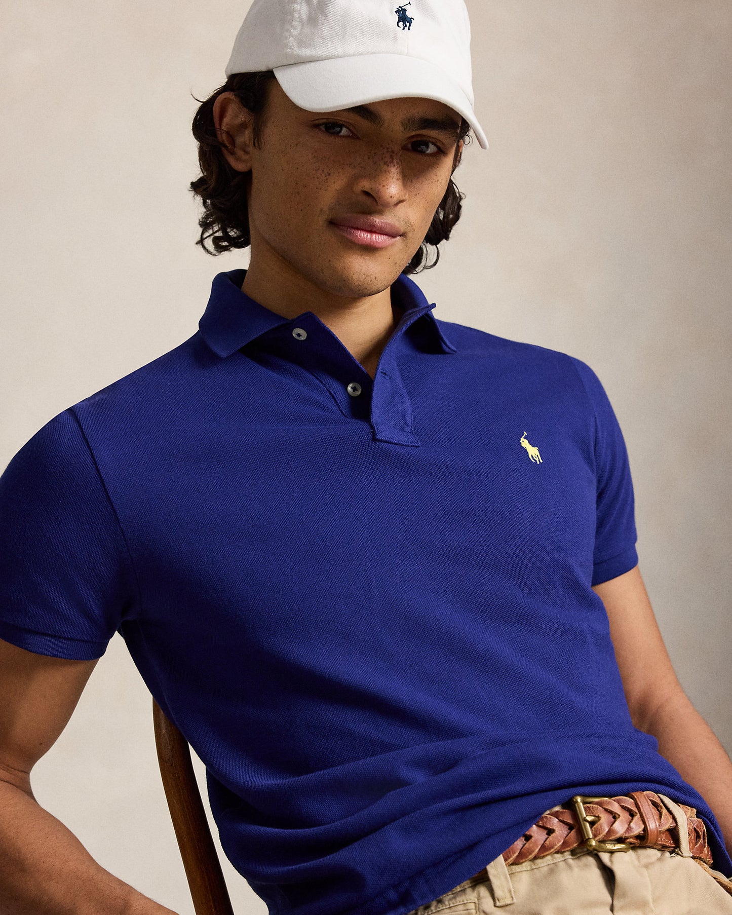The Iconic Custom Slim Fit Mesh Polo
