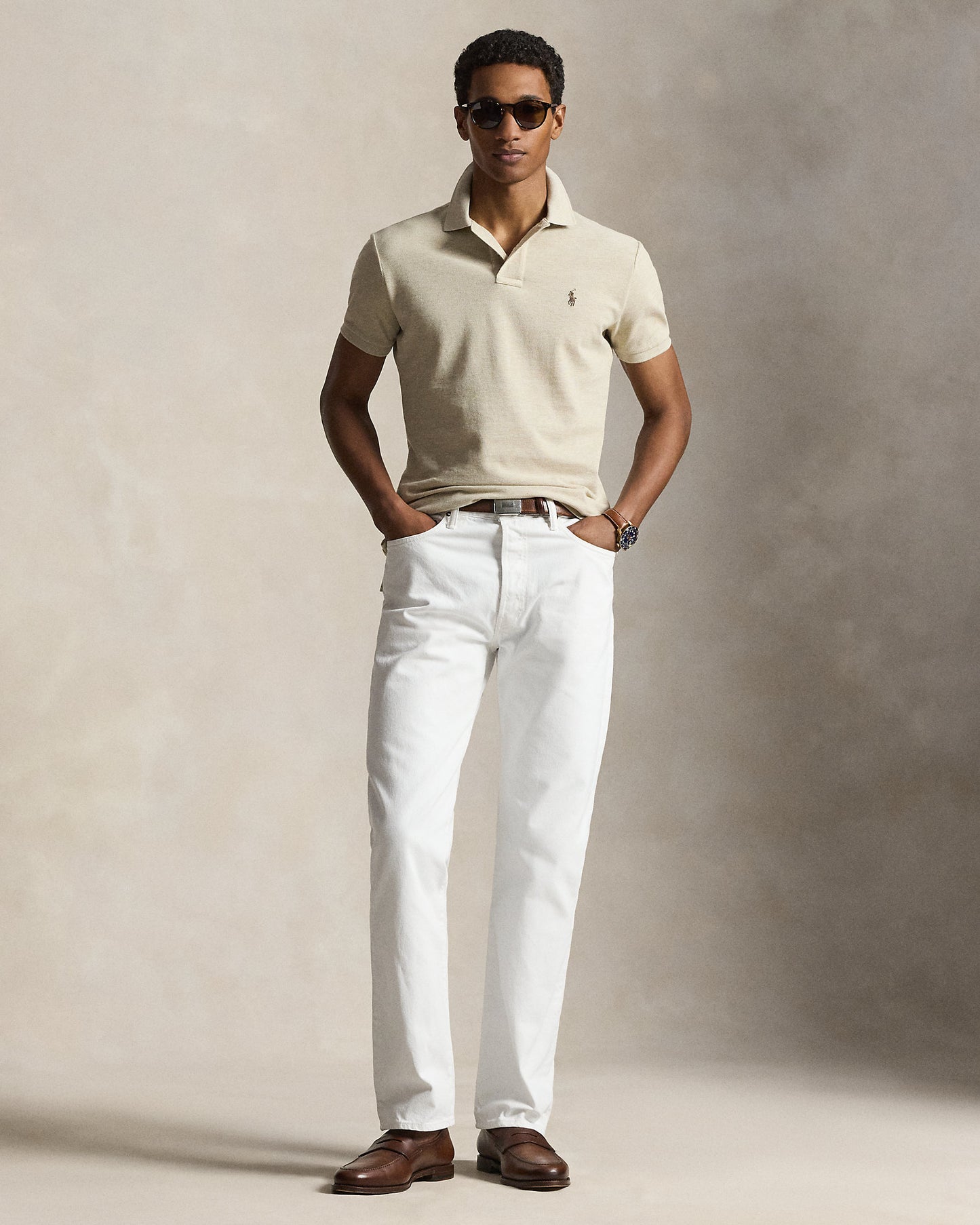 The Iconic Custom Slim Fit Mesh Polo