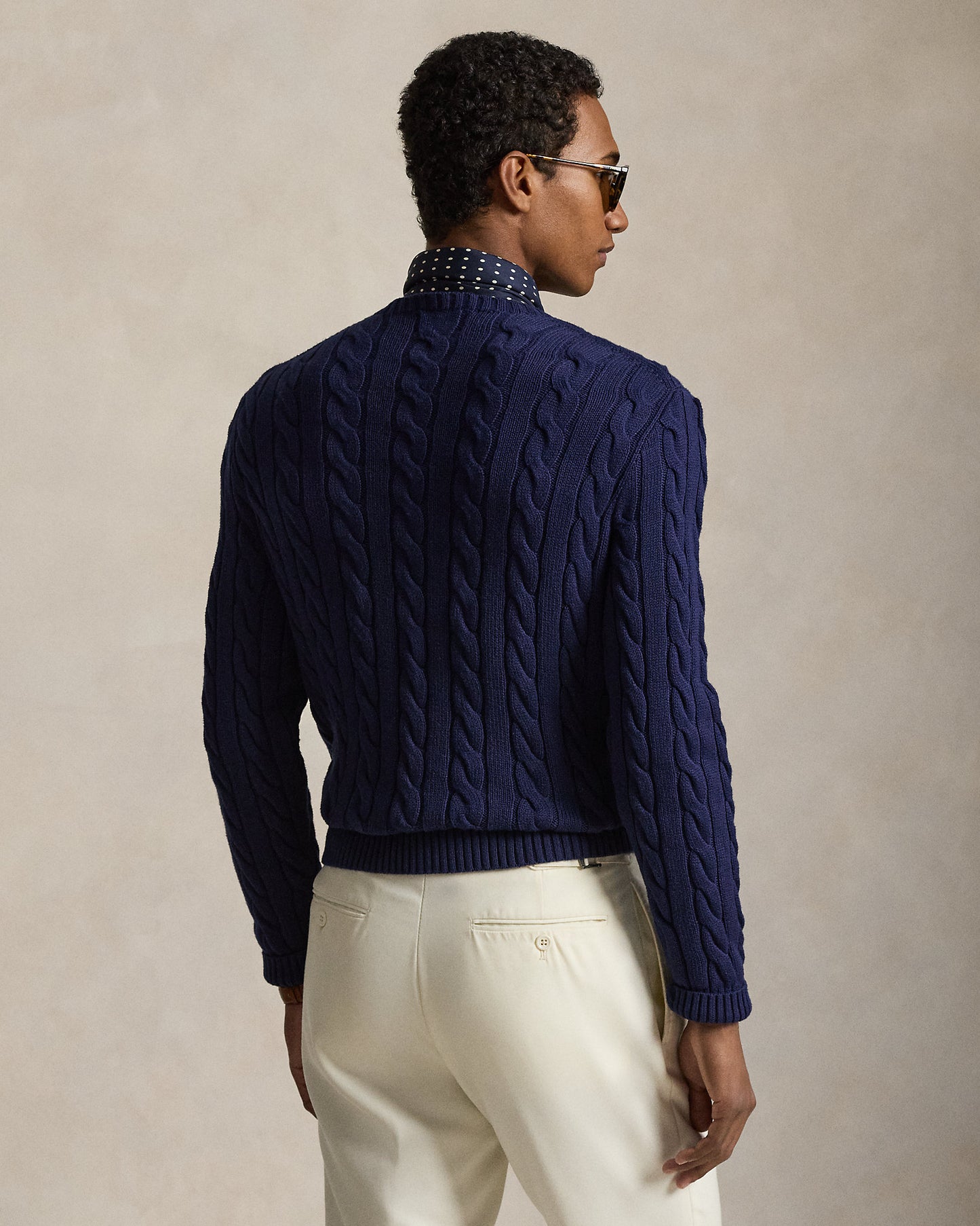 Cable-Knit Cotton Jumper