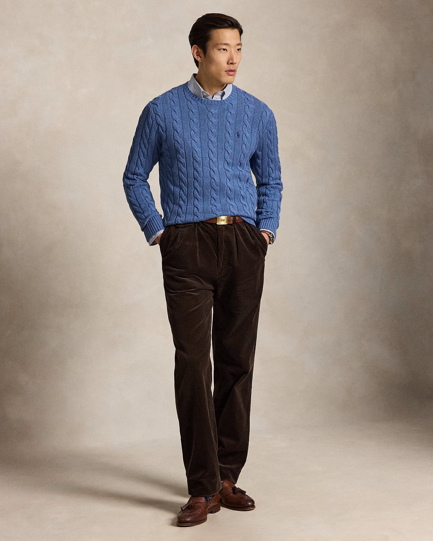 Cable-Knit Cotton Jumper
