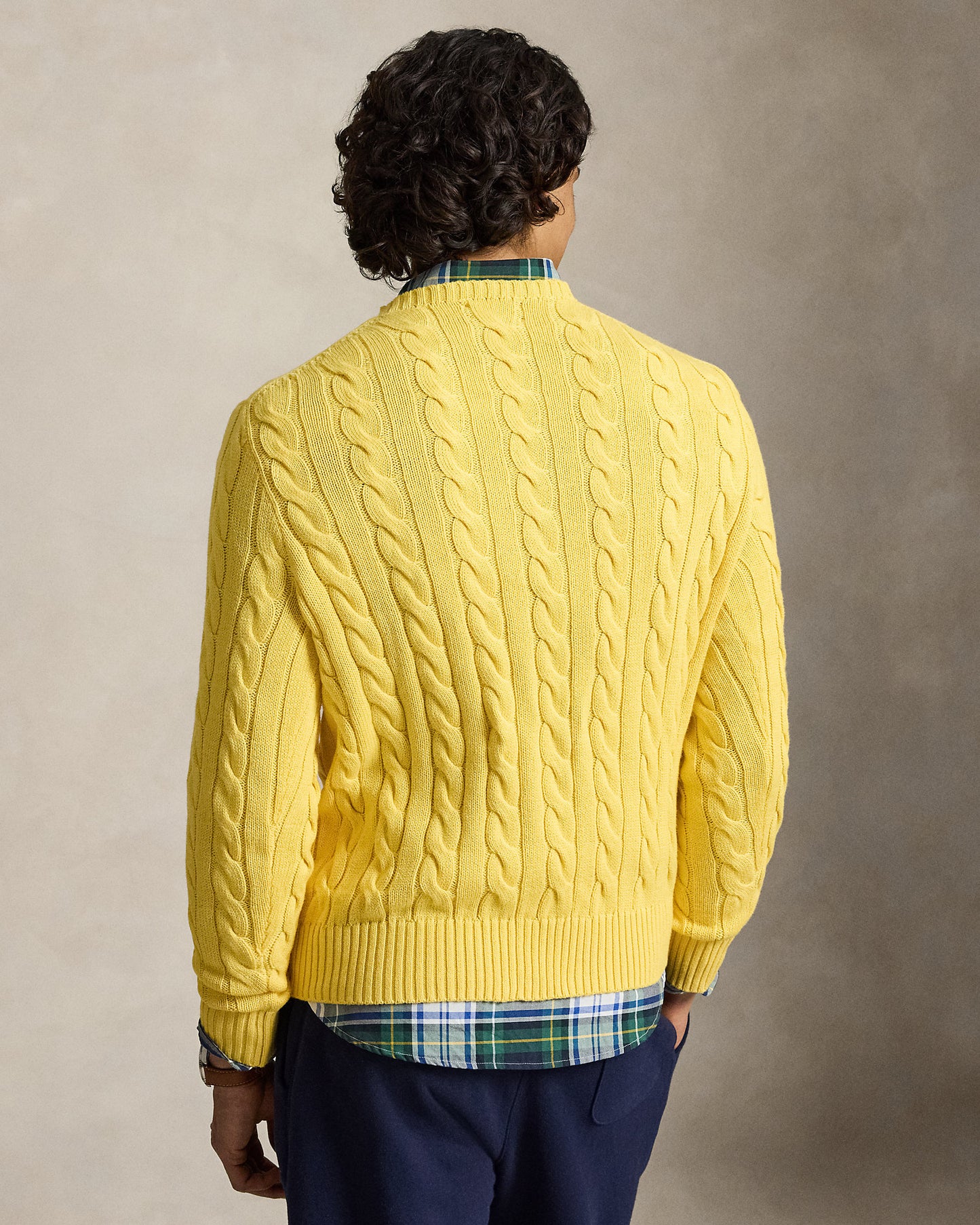 Cable-Knit Cotton Jumper