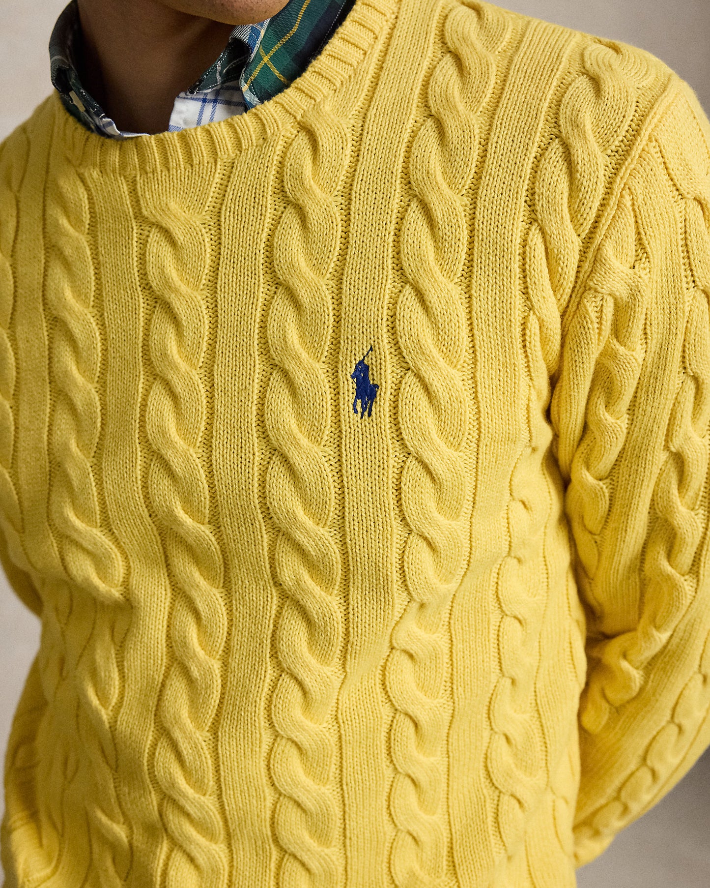 Cable-Knit Cotton Jumper