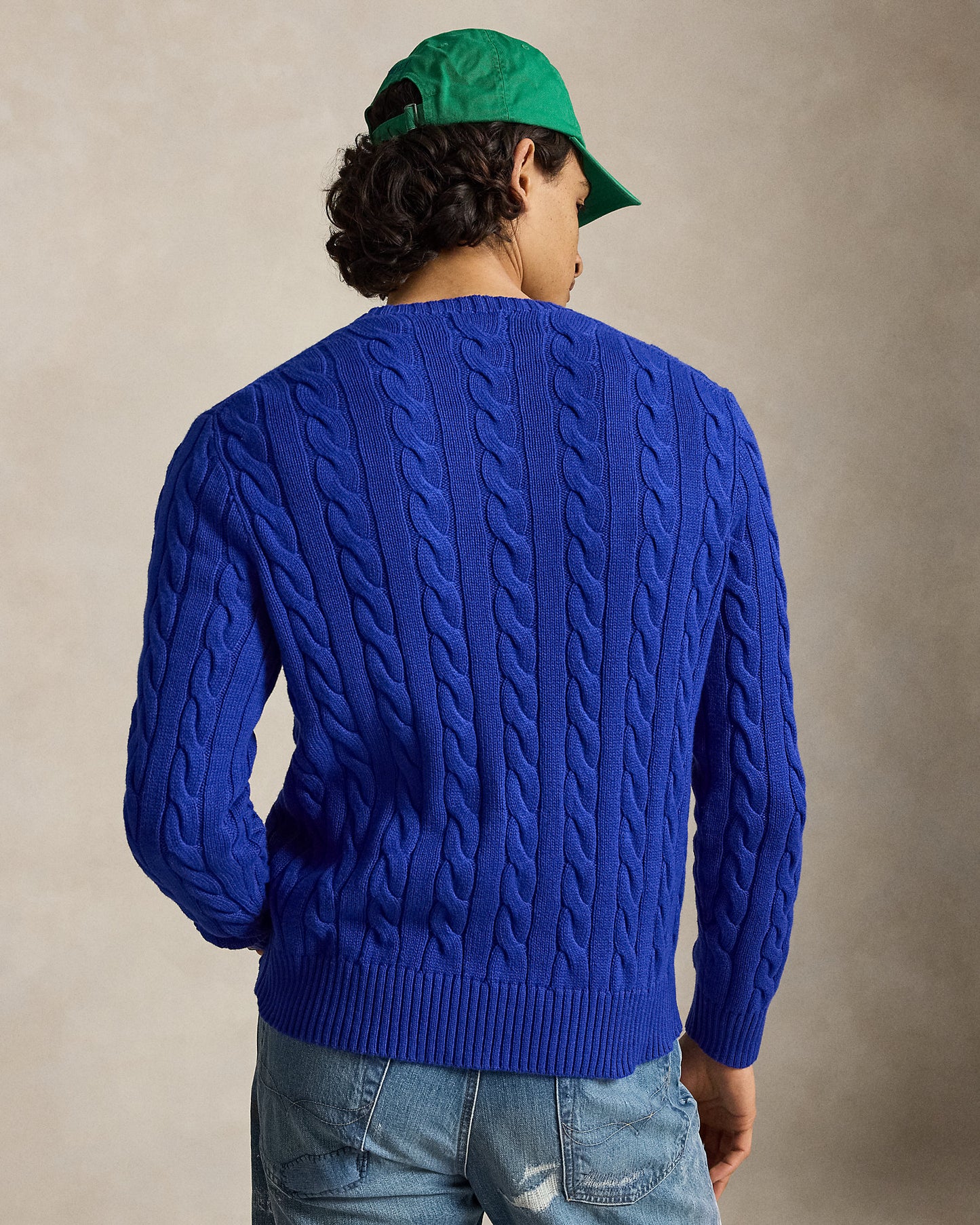Cable-Knit Cotton Jumper