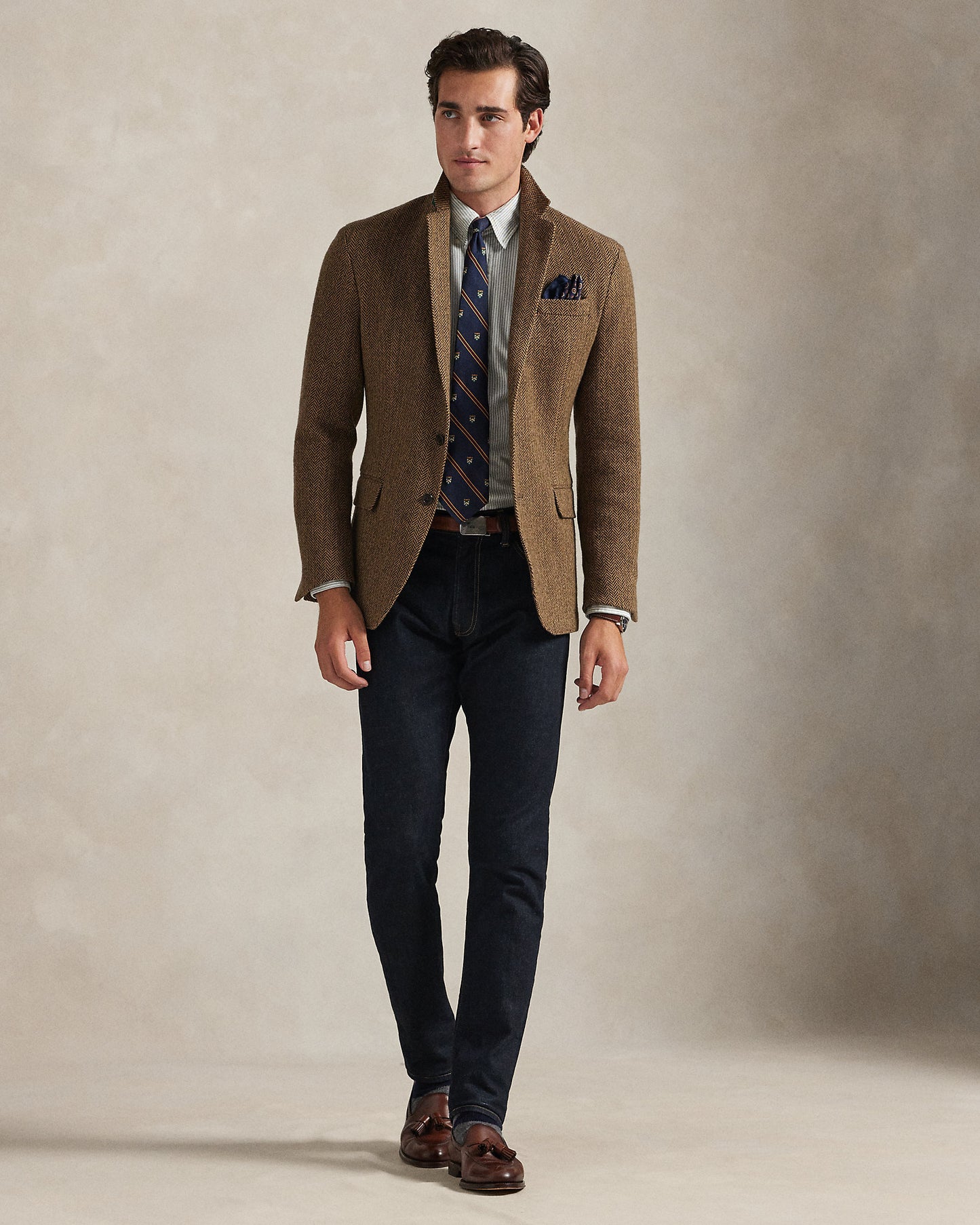 Custom Fit Striped Oxford Shirt