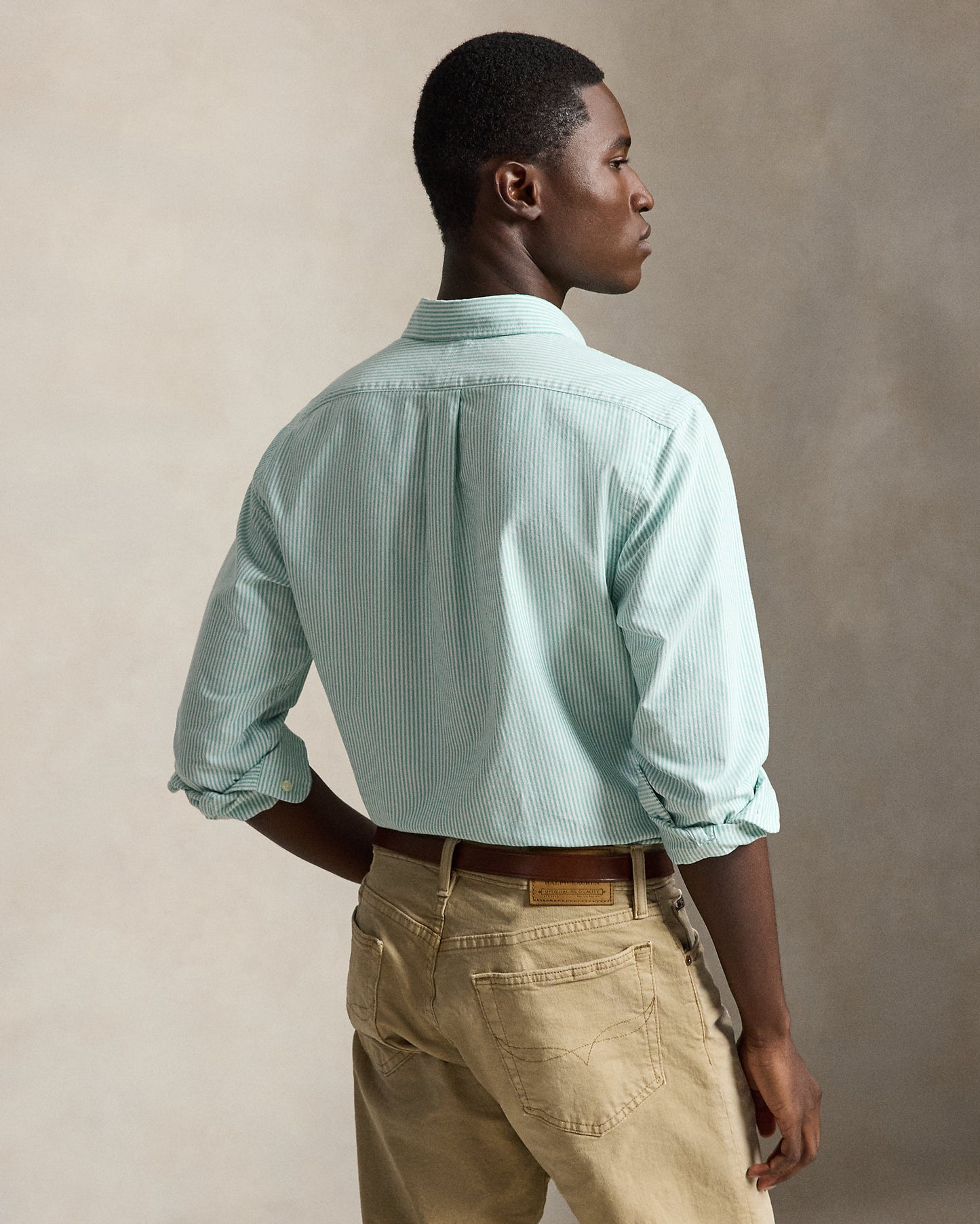 Custom Fit Striped Oxford Shirt