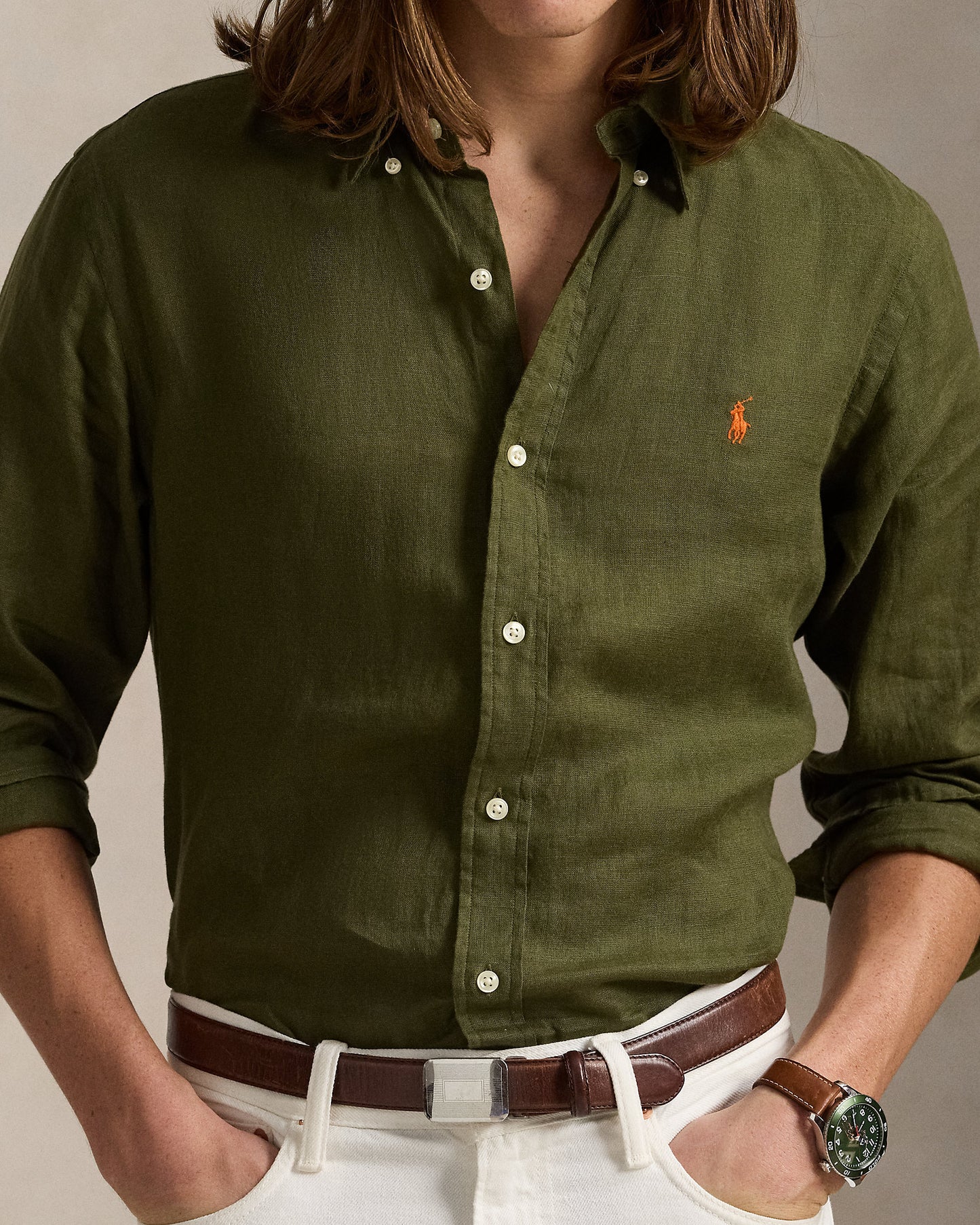 Custom Fit Linen Shirt
