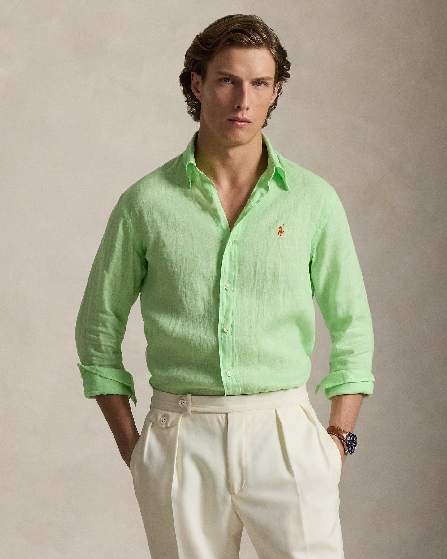 Custom Fit Linen Shirt