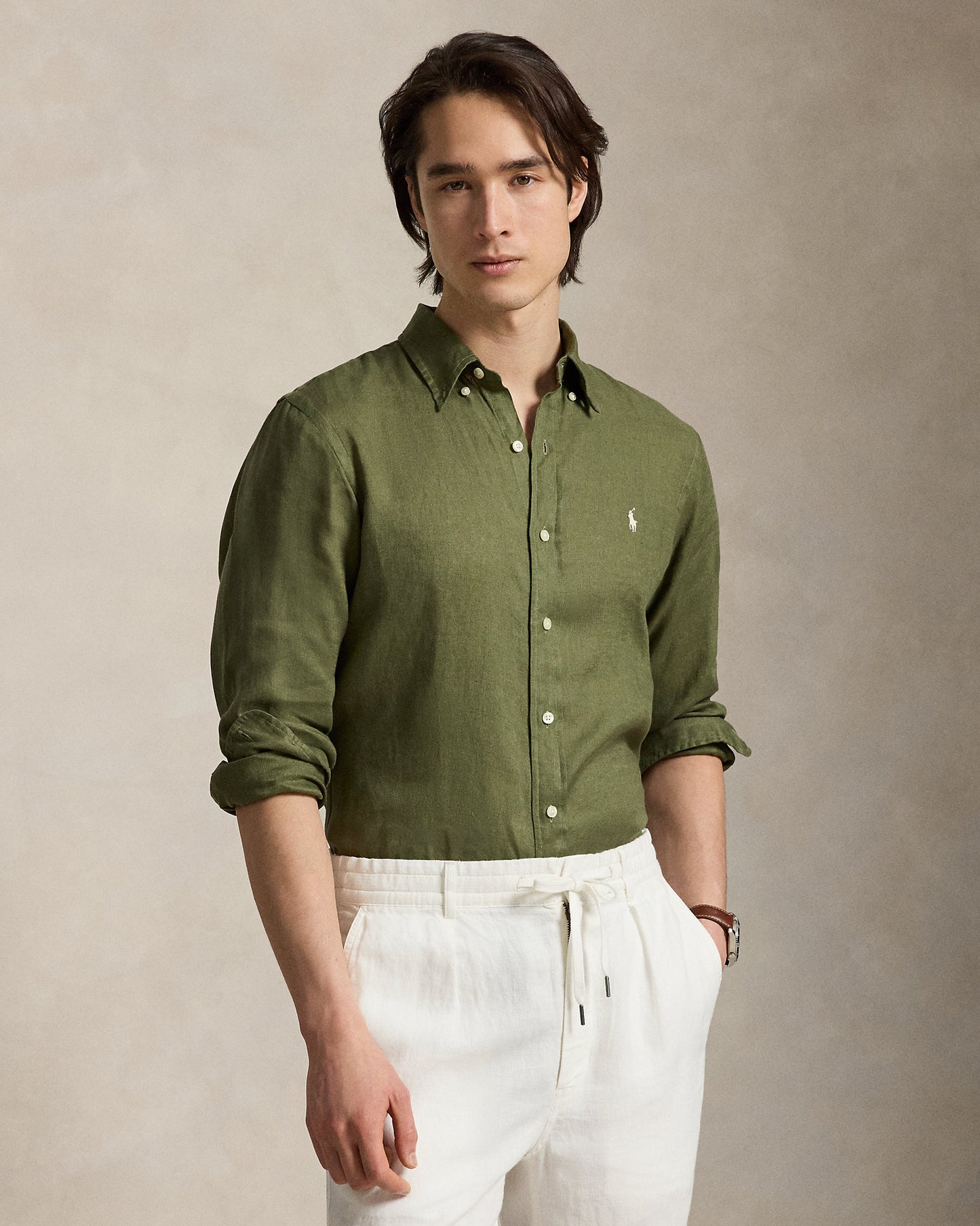 Custom Fit Linen Shirt
