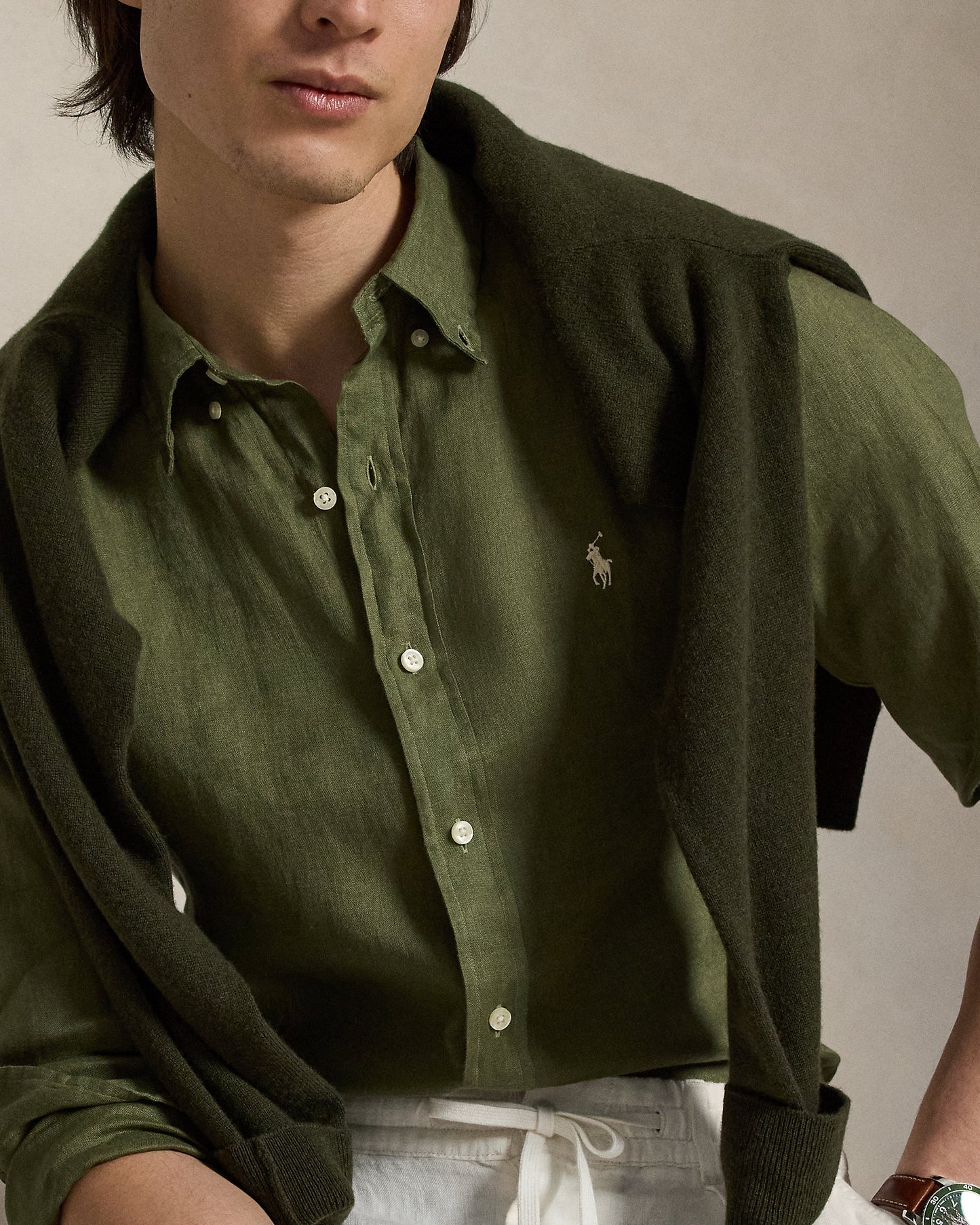 Custom Fit Linen Shirt